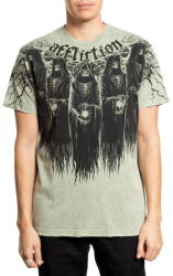 AFFLICTION tricou bărbați AFFLICTION - SHADOW - OIL GREEN - A26993-OIGL