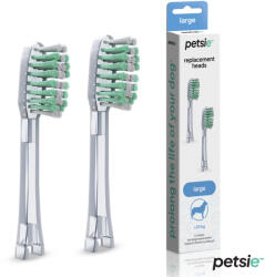 2db pótfej Petsie kutyafogkeféhez ( L méret 20+kg)
