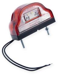 WAS Rendszám világítás W72 (409) LED + helyzetjelző, piros, WAS (5W409)