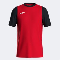 Joma Final Basket Iii Short Sleeve T-shirt Red Black 6xs