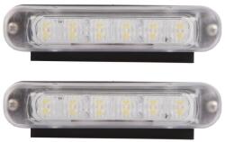 FRISTOM Nappali menetfény, 2 db/szett, 6 x LED, OSRAM, Automata (FT-300)