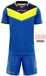 Givova KIT CAMPO INTERLOCK dressz azúrkék-sárga M