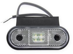 FRISTOM Helyzetjelző FT-20 B+K LED, fehér, tartóval (2FFT20B+KLED)