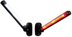 WAS Helyzetjelző W58 (277) LED piros-fehér, WAS (5W277)