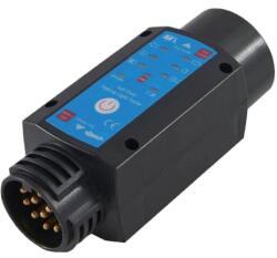 MULTIPA Vonóhorog elektromos bekötés teszter, tölthető, 13pin, 12 V, MULTIPA