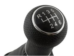 VAPOL Váltókar szoknyával VW Golf IV, Bora, 6 fokozat, fekete (fej 23 mm) (UEU4606)