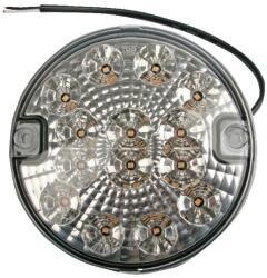 MULTIPA Tolatólámpa, kerek, 140 mm, 14x LED, 12/24V, MULTIPA