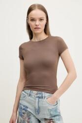 Hollister Co Hollister Co. t-shirt női, barna, KI339-5044 - barna XS