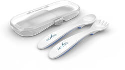 Nuvita kanál és villa szett tartóban - kék - 8477 - babycenter-siofok