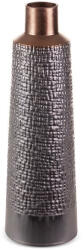  Morena kerámia nagy váza Acélszürke/bronz 16x16x50 cm (402291)