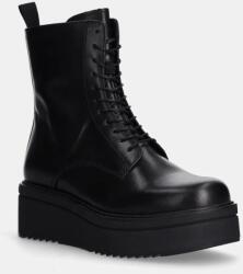 Vagabond Shoemakers bőr csizma TARA fekete, női, platformos, 5846-001-20 - fekete Női 39