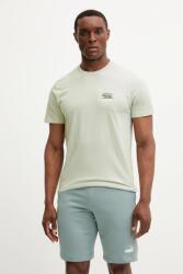 Rip Curl pamut póló DESTI ANIMALS türkiz, férfi, nyomott mintás, 0OHMTE - türkiz L