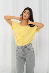 Hermosa Bluza dama uni din sifon RALU, Hermosa, galben
