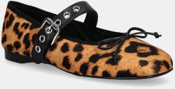 Jeffrey Campbell bőr balerina cipő TUTU-MJF barna, JCD-172-46-01 - barna Női 38