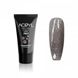2M Beauty Acryl Pro Gel 2M Micro Reflective Glitter Graphite - 30g