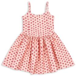 Konges Sløjd gyerek ruha MOUSSE DRESS rózsaszín, mini, harang alakú, KS103201 - rózsaszín 134-140