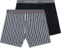 Scotch & Soda Lenjerie (Pack of 2) Modal Knit Boxer SSSP25M273377 SC009 black/white