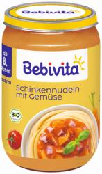 Bebevita Био пюре Bebivita - Паста с шунка и зеленчуци, 220 g (15607)