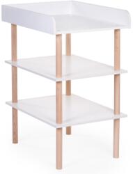 Childhome Masa de infasat Childhome Natural Alb (CH-CHTNW) - kidscare Saltea bebelusi