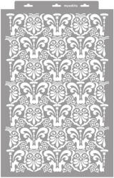 MyWall Rozetta 11 stencil - 3D - 38x60 cm maxi