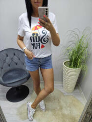 Norafashion Csinos Sun Fun mintás póló (604301)