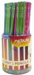 Nebulo Grafitceruza NEBULO HB háromszögletű Gradiens vegyes minták 72 darabos (GC-HB-TR-72-GRADIENT) - tonerpiac
