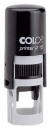 COLOP Bélyegzõ COLOP Printer R12 kör fekete ház fekete párna (BE01031200) - tonerpiac