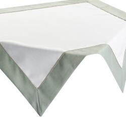 Eurofirany Sylvia asztalterítő olívazöld színű széles peremmel Natúr 85x85 cm (HS416874)