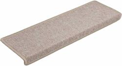 vidaXL 30 db tópszínű lépcsőszőnyeg 65x21x4 cm 3365771 (3365771)