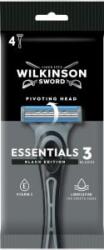 Wilkinson Essentials 3 Black eldobható férfi borotva 4 db (W950106900) (W950106900) - aqua