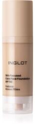 Inglot Skin Focused Care Face Foundation SPF 50 fedő hatású alapozó SPF 50 árnyalat 306 Medium Beige 30 ml