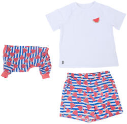  TIAKI TIAKI Pet & Parent pizsama szettben, gazdiknak M méret, kutyáknak L méret