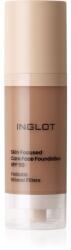 Inglot Skin Focused Care Face Foundation SPF 50 fedő hatású alapozó SPF 50 árnyalat Deep Amber 30 ml
