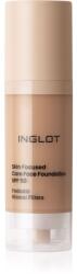 Inglot Skin Focused Care Face Foundation SPF 50 fedő hatású alapozó SPF 50 árnyalat Tan Rose 30 ml