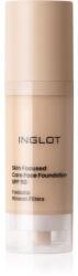 Inglot Skin Focused Care Face Foundation SPF 50 fedő hatású alapozó SPF 50 árnyalat 302 Ivory Beige 30 ml