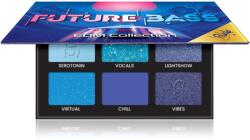 Rude Cosmetics EDM Collection szemhéjfesték paletta árnyalat Future Bass 6 g