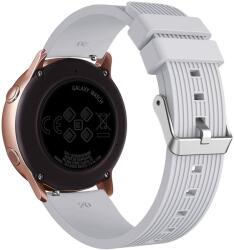 Eternico Essential Vertical Grain Silver Buckle universal Quick Release 20mm - szürke (AET-SMQRVEG25S-20)