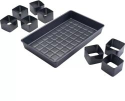 Zenker Sütőforma szám- és betűtortákhoz, 9 darabos készlet, Magasság: 58 mm, Hossz: 380 mm