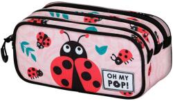 KARACTERMANIA Penar școlar Karactermania OMP! - Ladybug, 3 fermoare (7005) Penar