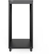 ASSMANN DN-48002 19" 21U 1000x507x460mm lapraszerelt fekete hálózati szekrény kerekekkel (DN-48002)