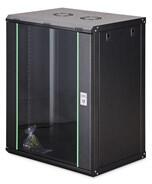ASSMANN Dynamic Basic 19" 16U 789x600x450mm üvegajtós fekete fali rack szekrény (DN-19 16-U-EC-SW)
