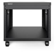ASSMANN DN-48000 19" 8U 420x507x460mm lapraszerelt fekete hálózati szekrény kerekekkel (DN-48000)