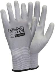  Poliuretánba mártott védőkesztyű, Procera, X-TOUCH 9 szürke