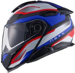 NEXX Helmets X. Lifetour PRO Mile felnyitható motoros bukósisak matt kék-piros
