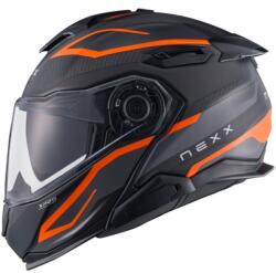 NEXX Helmets X. Lifetour PRO Mile felnyitható motoros bukósisak matt narancssárga-szürke