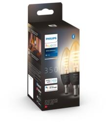 Philips Hue 8719514411869 k2db-os LED izzókészlet, gyertya alakú, 1x4, 6W | E14 | 300lm | 2200-4500K - White Ambiance