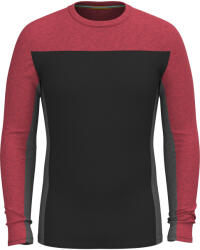 SMARTWOOL Classic Thermal Merino Base Layer Colorblock Crew férfi hosszú ujjú M fekete