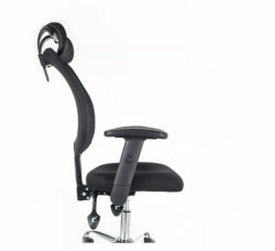 Q-118R Ergonomikus Hálós Forgószék Fekete/Ezüst Multiblock (SIG-OBRQ118RC)