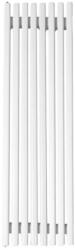 REGNIS Lazur LA, radiátor 540x1000mm, központi csatlakozással 50mm, 766W, matt fehér, LAZURLA/1000/540/D5/FEHÉR (LAZURLA/1000/540/D5/WHITE)