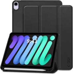  Tablettok iPad mini 6 2021 - fekete smart case, ceruza tartóval